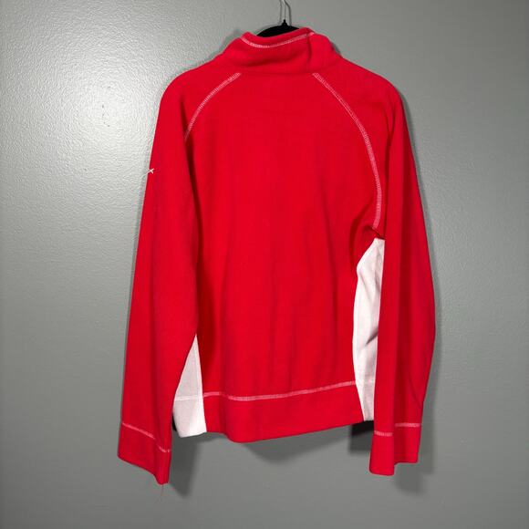 Detroit Red Wings RBX Women's Red & White Fleece Jacket - Size Large - Full Zip - Picture 8 of 8